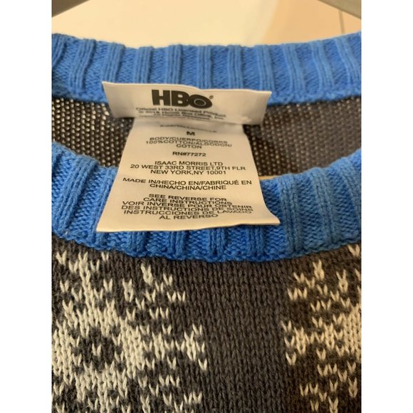 Game of Thrones Silent Night King Ugly Christmas Sweater Size M Men Gray… - Picture 2 of 9